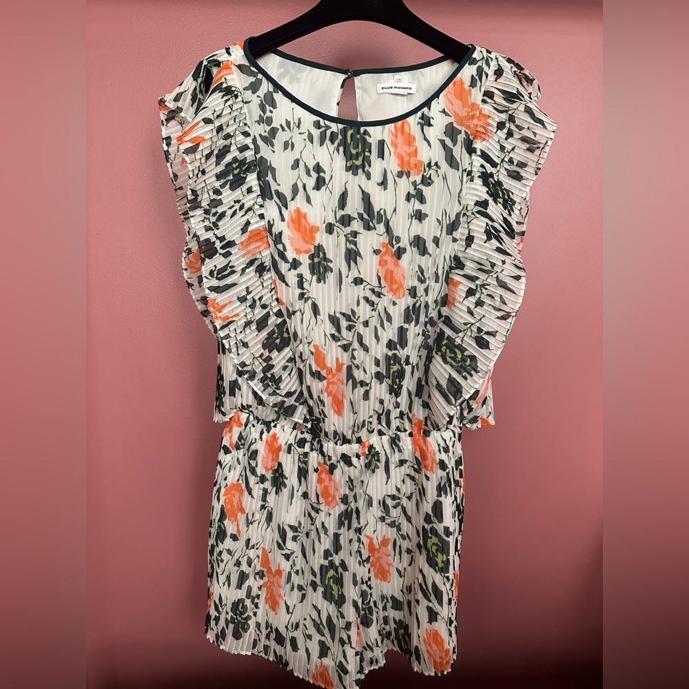 Floral Ruffle Romper